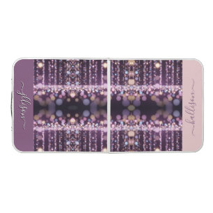 Magical pink background name Personalized Beer Pong Table