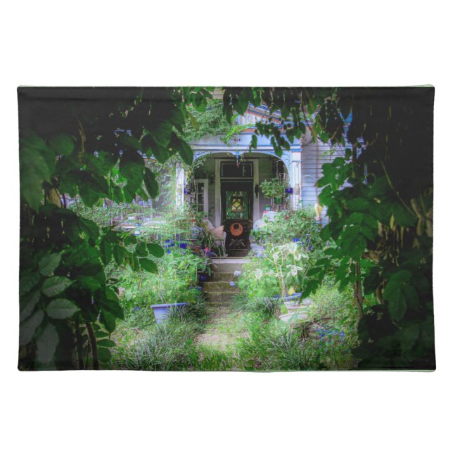 MAGICAL PORCH Cloth Placemat (Front)