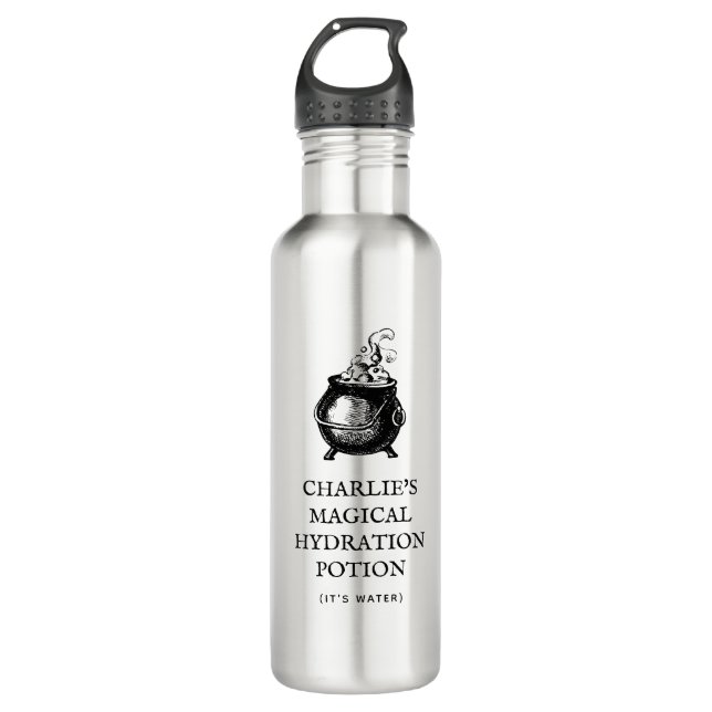 Magical potion funny Halloween personalized water Stainless Steel Water Bottle (Front)