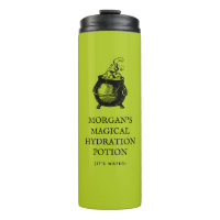 Magical potion funny Halloween personalized water