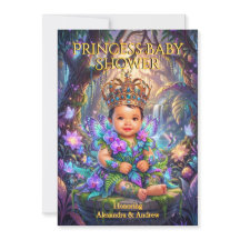 Magical Princess Baby Shower Crown Butterfly