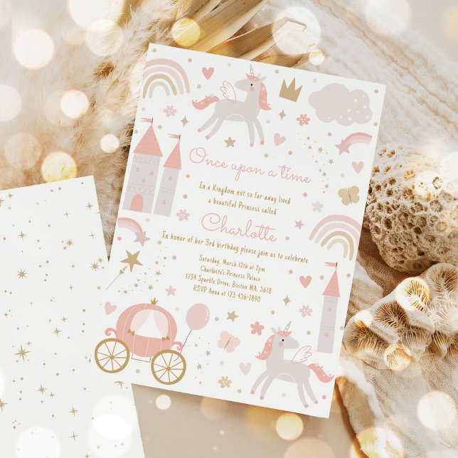 Magical Princess Dress Up Fairytale Birthday Party Invitation (Creator Uploaded)