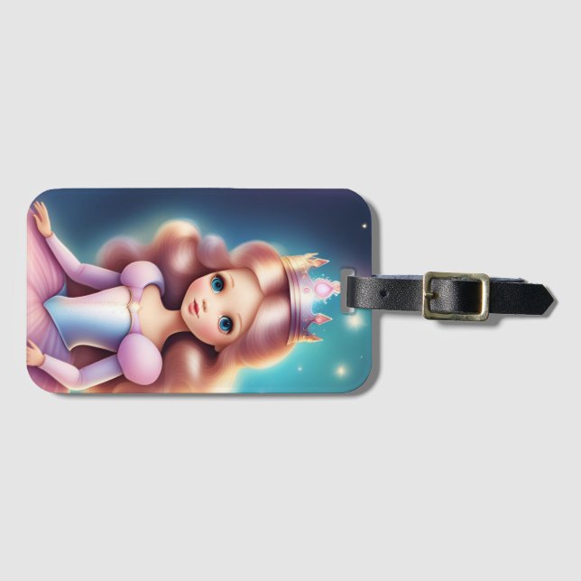 Magical Princess Magical trending Enchanted Fairy Luggage Tag (Front Horizontal)