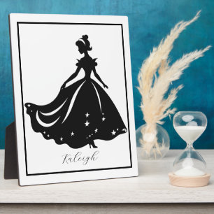 Magical Princess Sillouette Personalized Print Plaque