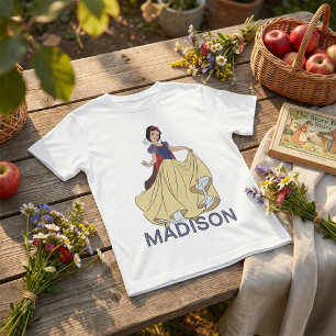 Magical Princess Snow White Personalized Name Tri-Blend Shirt