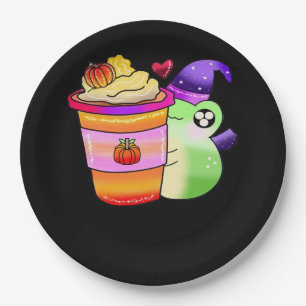 Magical Pumpkin Spice Potion Latte Lover Paper Plates