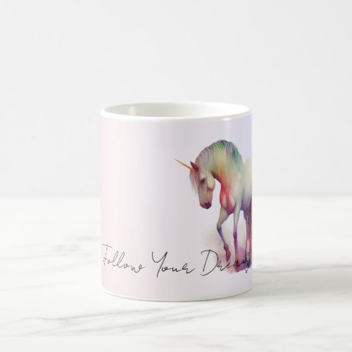 Magical Purple Blush Ombre Unicorn  Magic Mug