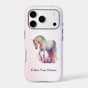 Magical Purple Blush Unicorn Dreams iPhone 17 Pro Case