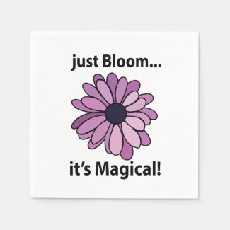 Magical Purple Flower Just Bloom Its Magical Party