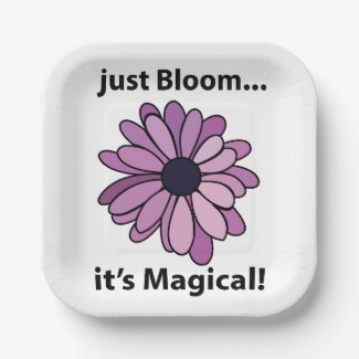Magical Purple Flower Just Bloom Its Magical Party
