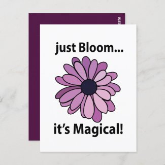 Magical Purple Flower Just Bloom Its Magical
