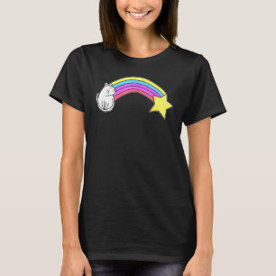 Magical Rainbow Caticorn Cat T-Shirt