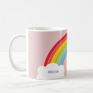 Magical Rainbow Personal Name and Color Coffee Mug