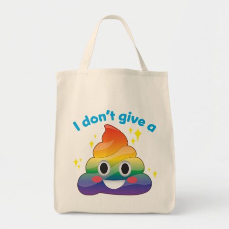 Magical Rainbow Sparkle Poop Emoji Bag