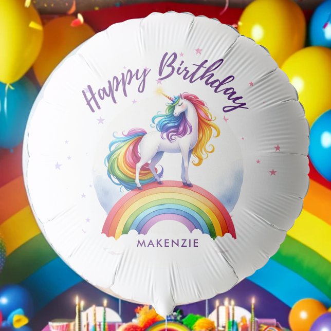Magical Rainbow Unicorn Birthday Balloon (Magical Rainbow Unicorn Birthday Balloon)