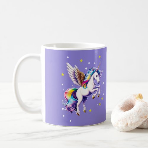Magical Rainbow Unicorn Coffee Mug