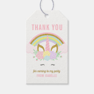 Magical Rainbow Unicorn Gift Hang Tag