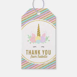 Magical Rainbow Unicorn Gift Hang Tag