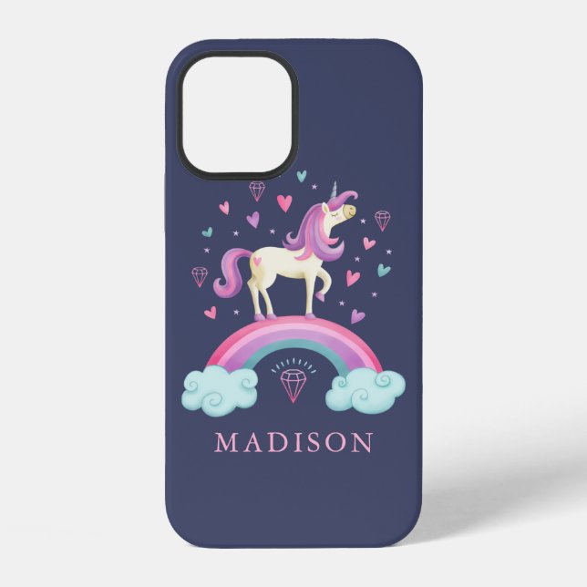 Magical Rainbow Unicorn Iphone Case (Back)