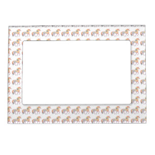 Magical Rainbow Unicorn Personalized Magnetic Frame