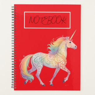 Magical Rainbow Unicorn Personalized Planner