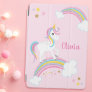 Magical Rainbow Unicorn Pink Personalized iPad Air Cover