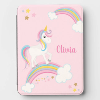 Magical Rainbow Unicorn Pink Personalized Kindle Cover