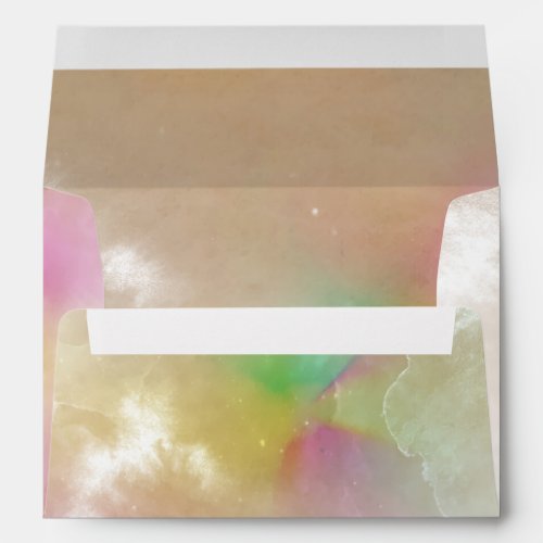 Magical Rainbow Unicorn Sky Envelope - Unicorn rainbow clouds special party envelopes