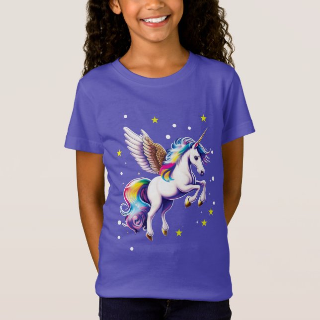 Magical Rainbow Unicorn T-Shirt (Front)