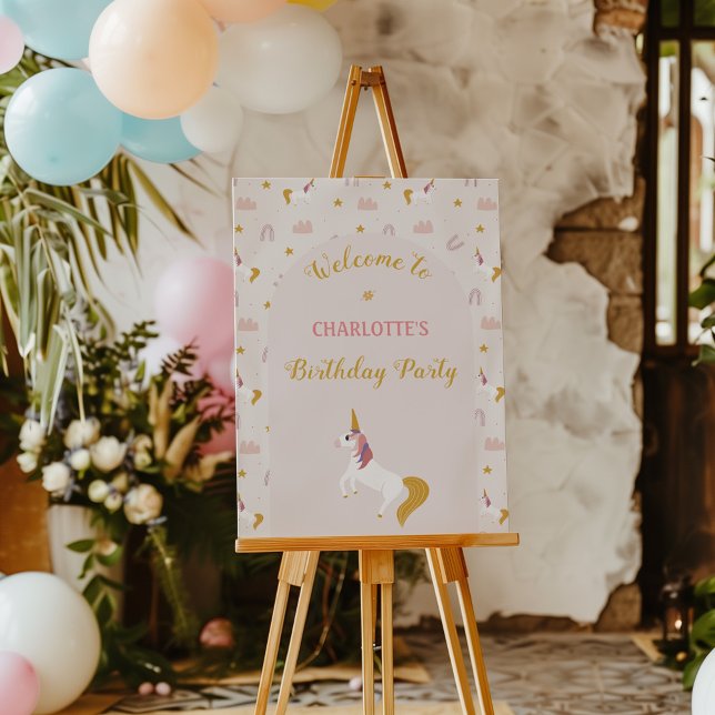 Magical Rainbows Unicorns Welcome Sign (Creator Uploaded)