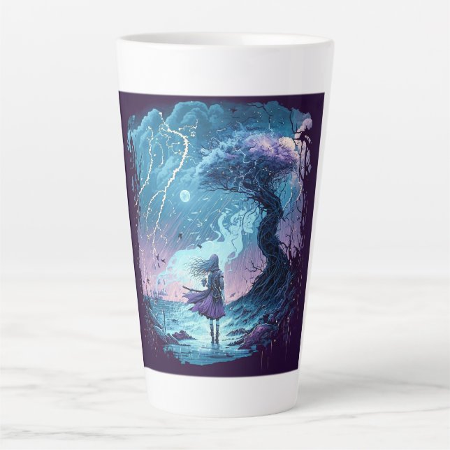 Magical Rainstorm Latte Mug  (Front)
