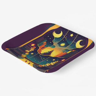 Magical Realm Of Books 2 Paper Plates