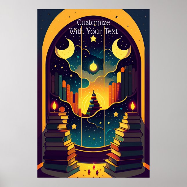 Magical Realm Of Books Poster (Front)