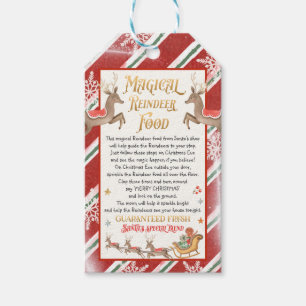 Magical Reindeer Food Christmas Eve Box Filler Gift Tags