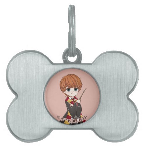 Magical Ron Weasley Watercolor Pet ID Tag