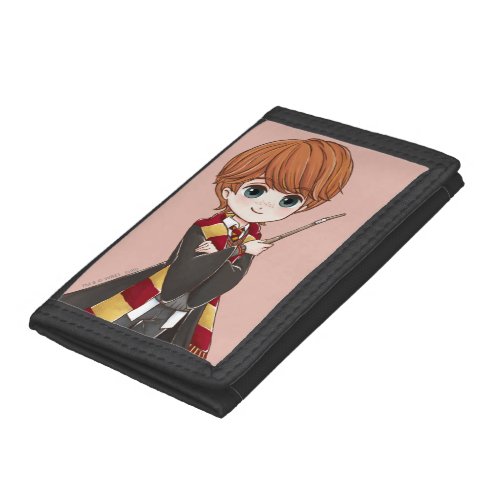 Magical Ron Weasley Watercolor Trifold Wallet