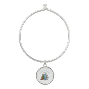 Magical Santa Birthday Invitation – 1st Birthday Bangle Bracelet