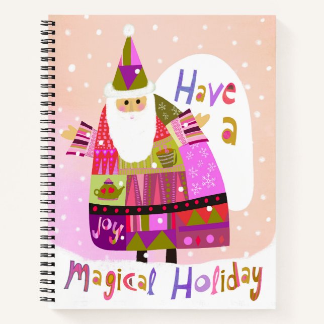 Magical Santa Sketch Notebook (Front)