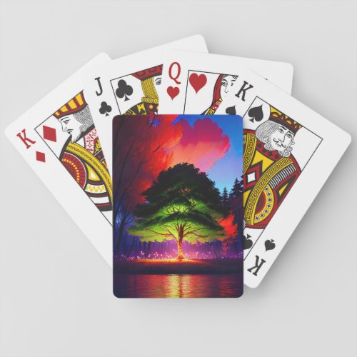 Magical Scenery Poker Cards