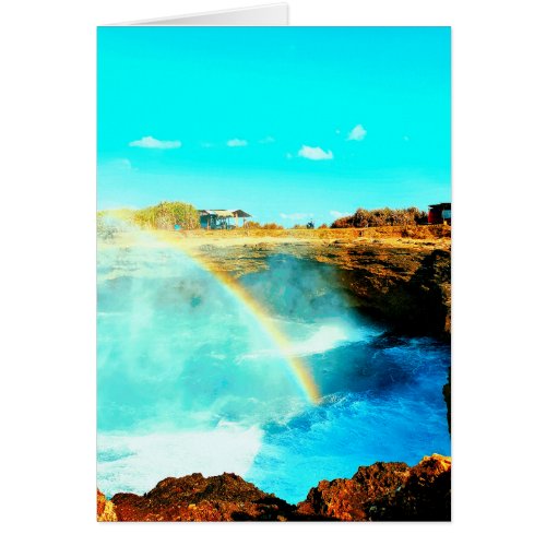 ​Magical Sea Rainbow at Devil's Tear Nusa Lembonga Cards