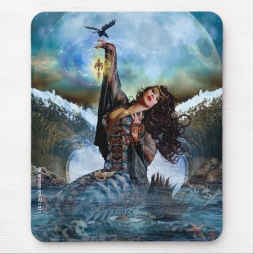 Magical Sea Witch Mermaid Mousepad