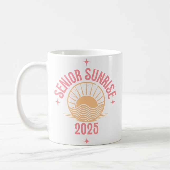 Magical Senior Sunrise 2025 High School 12Th Twelf Coffee Mug (Left)