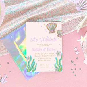Magical Shell-e-bration Birthday Party Invitation