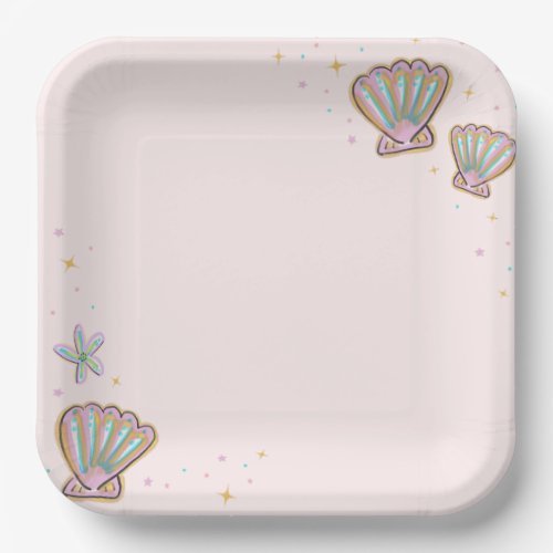 Magical Shell_e_bration Paper Plates