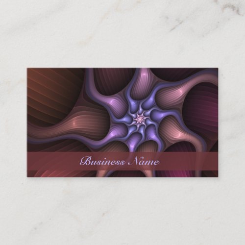 Magical Shiny Abstract Colorful Fractal Own Name Business Card