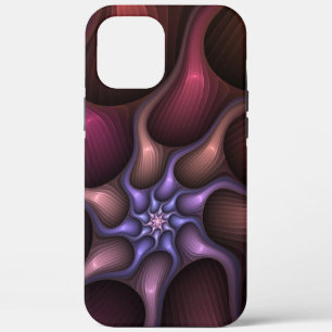 Magical Shiny Abstract Striped Colorful Fractal iPhone 12 Pro Max Case
