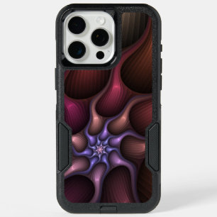 Magical Shiny Abstract Striped Colorful Fractal iPhone 15 Pro Max Case