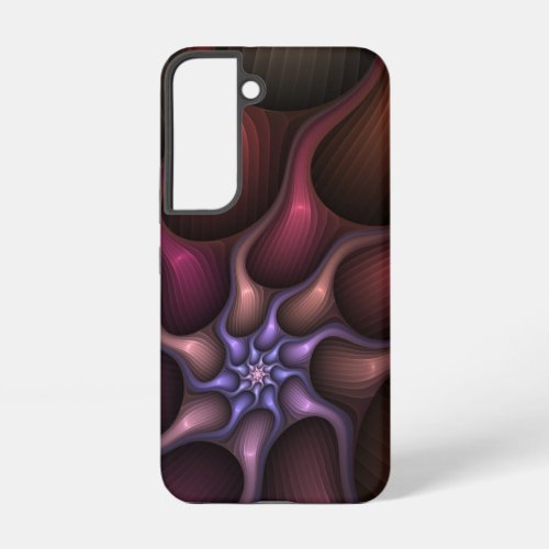 Magical Shiny Abstract Striped Colorful Fractal Samsung Galaxy S22 Case