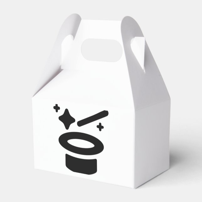 Magical Show Paper Favor Box (Back Side)