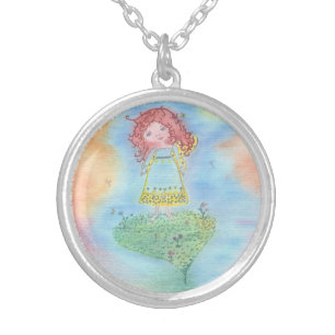 Magical silver plated necklace